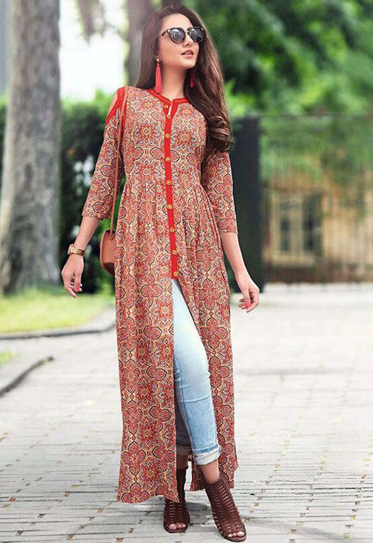 ladies stylish long kurti designs 2020 | Shanila's Corner